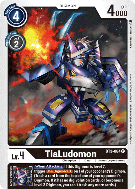 TiaLudomon [BT3-064] [Release Special Booster Ver.1.5] | The Time Vault CA