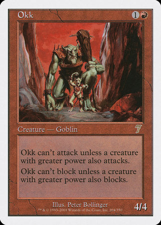 Okk [Seventh Edition] | The Time Vault CA