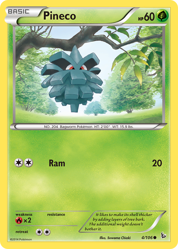 Pineco (4/106) [XY: Flashfire] | The Time Vault CA