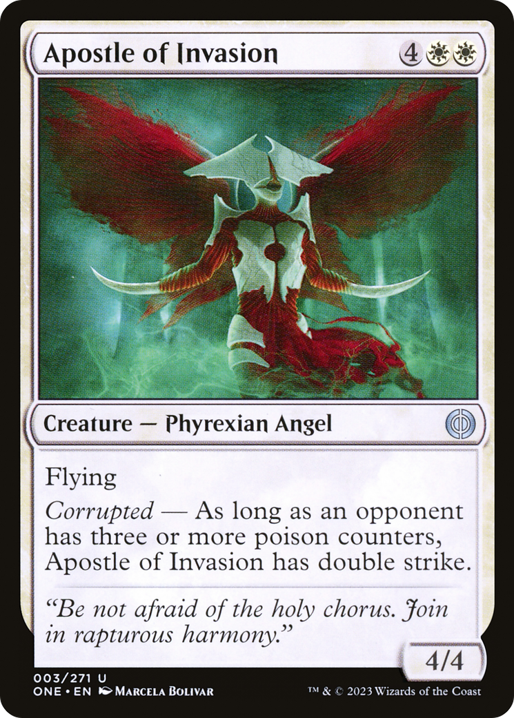 Apostle of Invasion [Phyrexia: All Will Be One] | The Time Vault CA