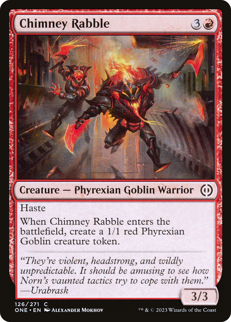 Chimney Rabble [Phyrexia: All Will Be One] | The Time Vault CA