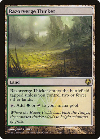 Razorverge Thicket [Scars of Mirrodin] | The Time Vault CA