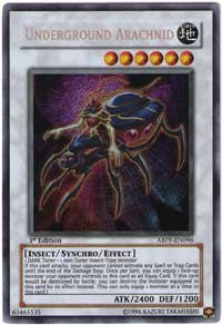 Underground Arachnid [ABPF-EN096] Secret Rare | The Time Vault CA