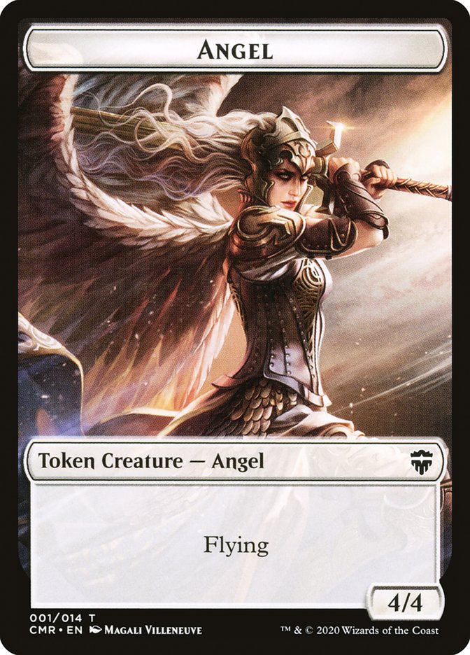 Angel // Spirit Token [Commander Legends Tokens] | The Time Vault CA