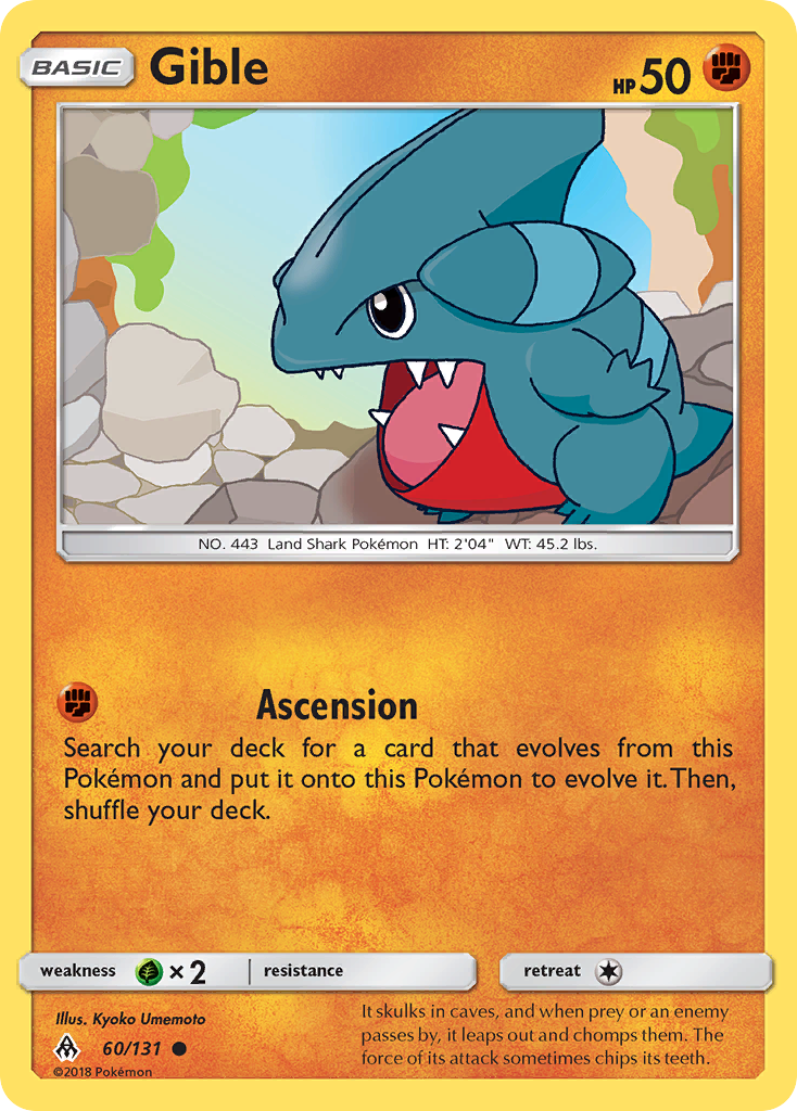 Gible (60/131) [Sun & Moon: Forbidden Light] | The Time Vault CA