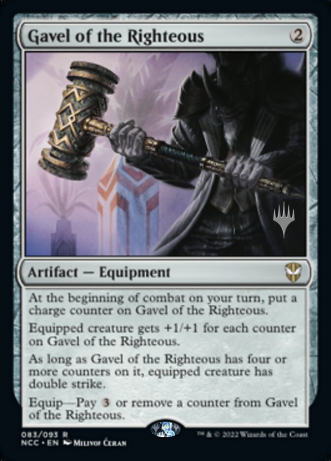 Gavel of the Righteous (Promo Pack) [Streets of New Capenna Commander Promos] | The Time Vault CA
