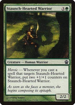Staunch-Hearted Warrior [Theros] | The Time Vault CA