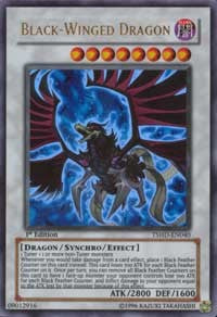 Black-Winged Dragon [TSHD-EN040] Ultra Rare | The Time Vault CA