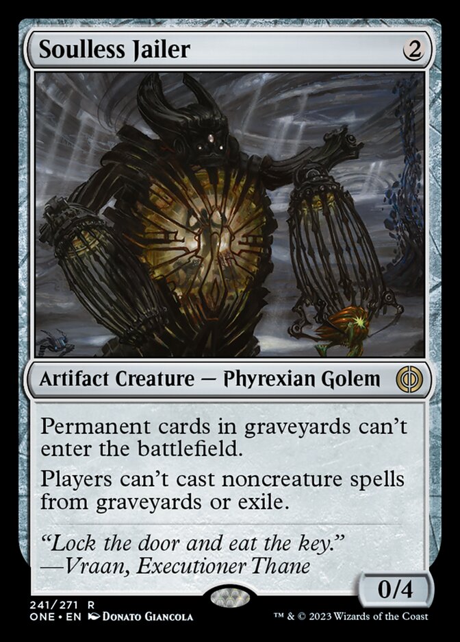 Soulless Jailer [Phyrexia: All Will Be One] | The Time Vault CA