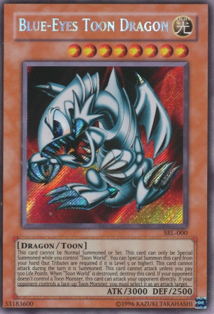 Blue-Eyes Toon Dragon [SRL-000] Secret Rare | The Time Vault CA