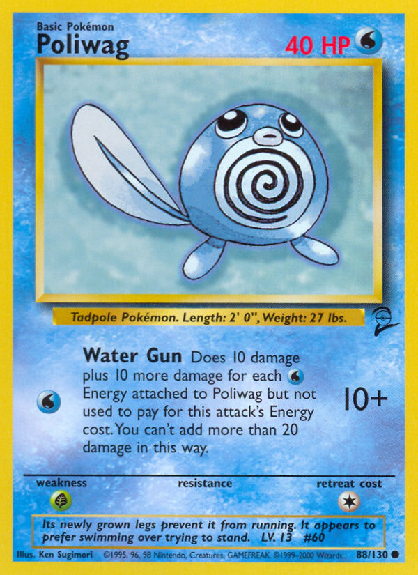 Poliwag (88/130) [Base Set 2] | The Time Vault CA