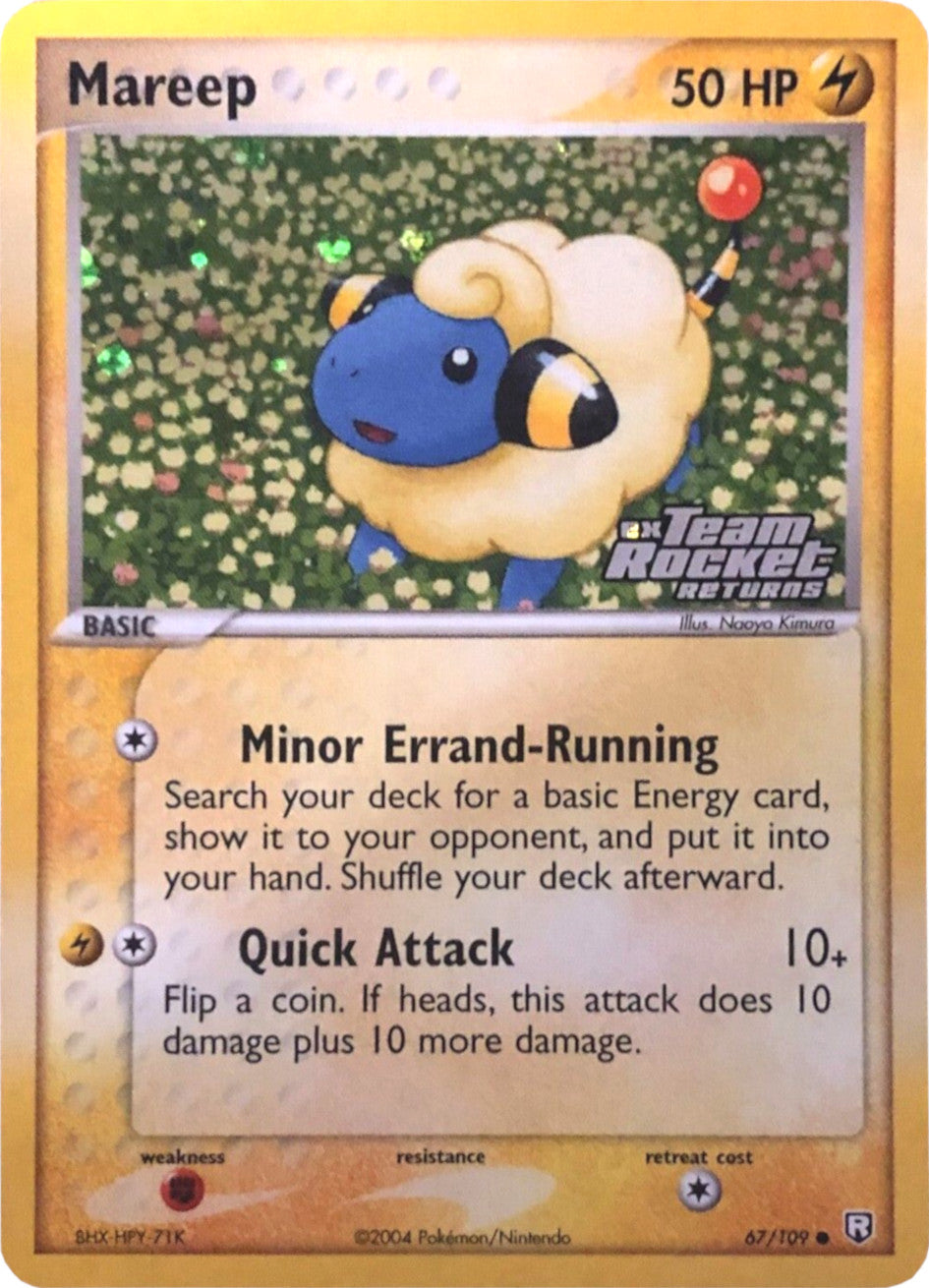 Mareep (67/109) (Stamped) [EX: Team Rocket Returns] | The Time Vault CA