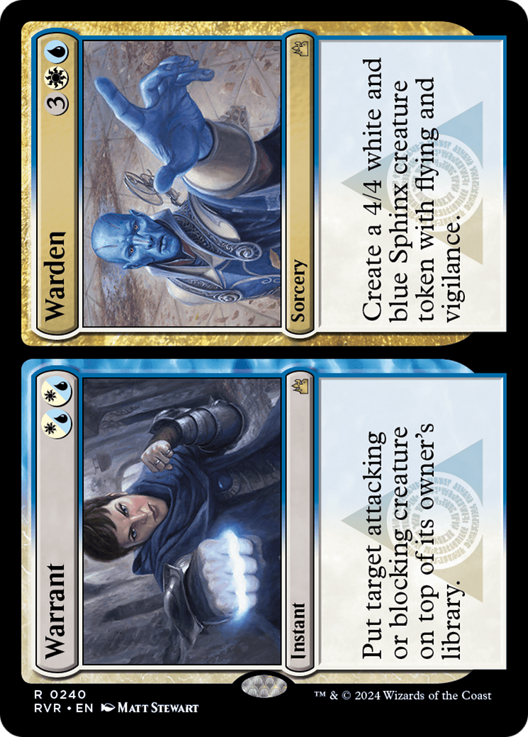 Warrant // Warden [Ravnica Remastered] | The Time Vault CA