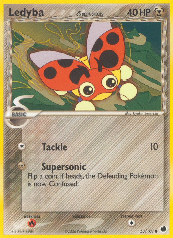 Ledyba (53/101) (Delta Species) [EX: Dragon Frontiers] | The Time Vault CA