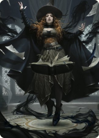 Tasha, the Witch Queen Art Card (41) [Commander Legends: Battle for Baldur's Gate Art Series] | The Time Vault CA