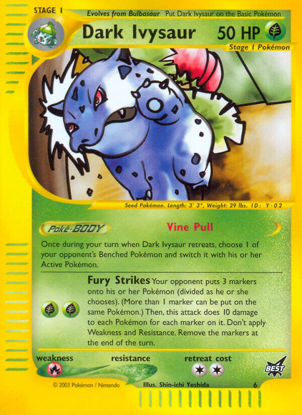 Dark Ivysaur (6) [Best of Promos] | The Time Vault CA