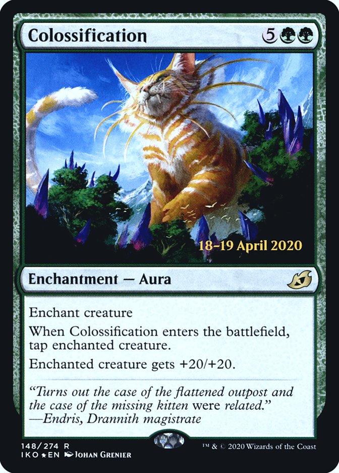 Colossification  [Ikoria: Lair of Behemoths Prerelease Promos] | The Time Vault CA