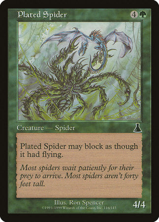 Plated Spider [Urza's Destiny] | The Time Vault CA