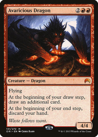 Avaricious Dragon [Magic Origins] | The Time Vault CA