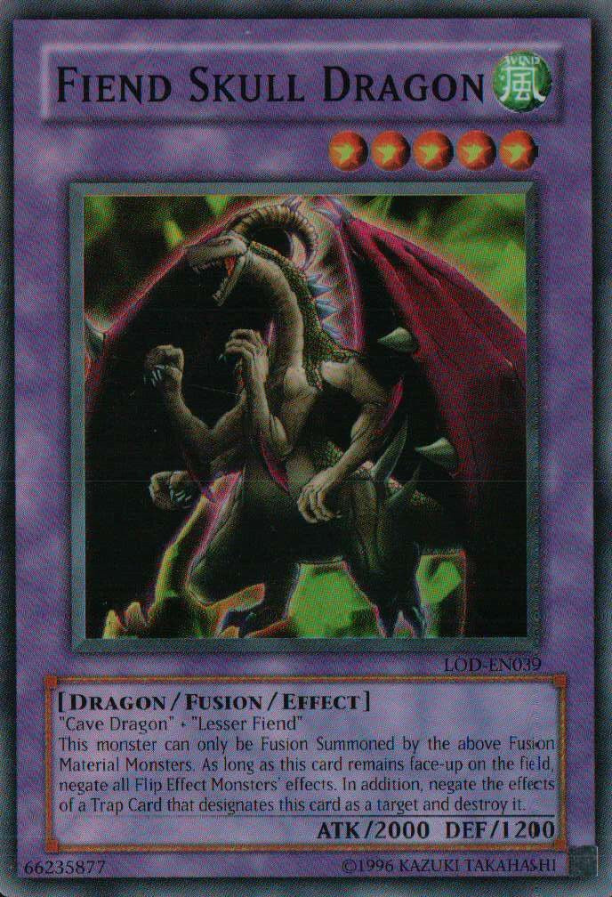 Fiend Skull Dragon [LOD-EN039] Super Rare | The Time Vault CA