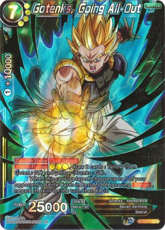 Gotenks, Going All-Out (BT10-110) [Rise of the Unison Warrior 2nd Edition] | The Time Vault CA