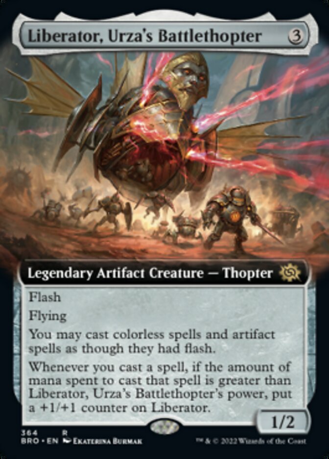 Liberator, Urza's Battlethopter (Extended Art) [The Brothers' War] | The Time Vault CA