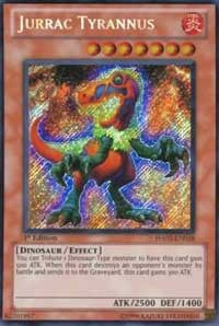 Jurrac Tyrannus [HA02-EN038] Secret Rare | The Time Vault CA
