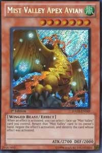 Mist Valley Apex Avian [HA02-EN049] Secret Rare | The Time Vault CA