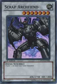 Scrap Archfiend [DREV-EN000] Super Rare | The Time Vault CA