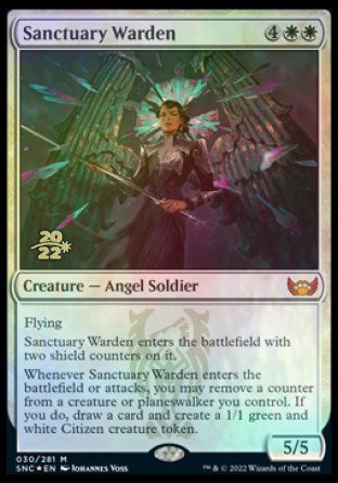 Sanctuary Warden [Streets of New Capenna Prerelease Promos] | The Time Vault CA