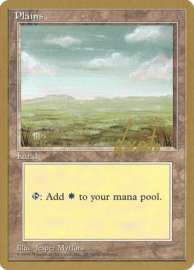 Plains (ml364) (Michael Loconto) [Pro Tour Collector Set] | The Time Vault CA