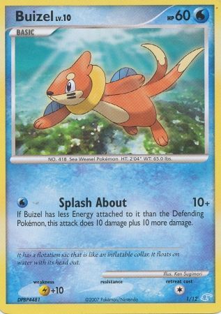 Buizel (1/12) [Diamond & Pearl: Trainer Kit - Manaphy] | The Time Vault CA