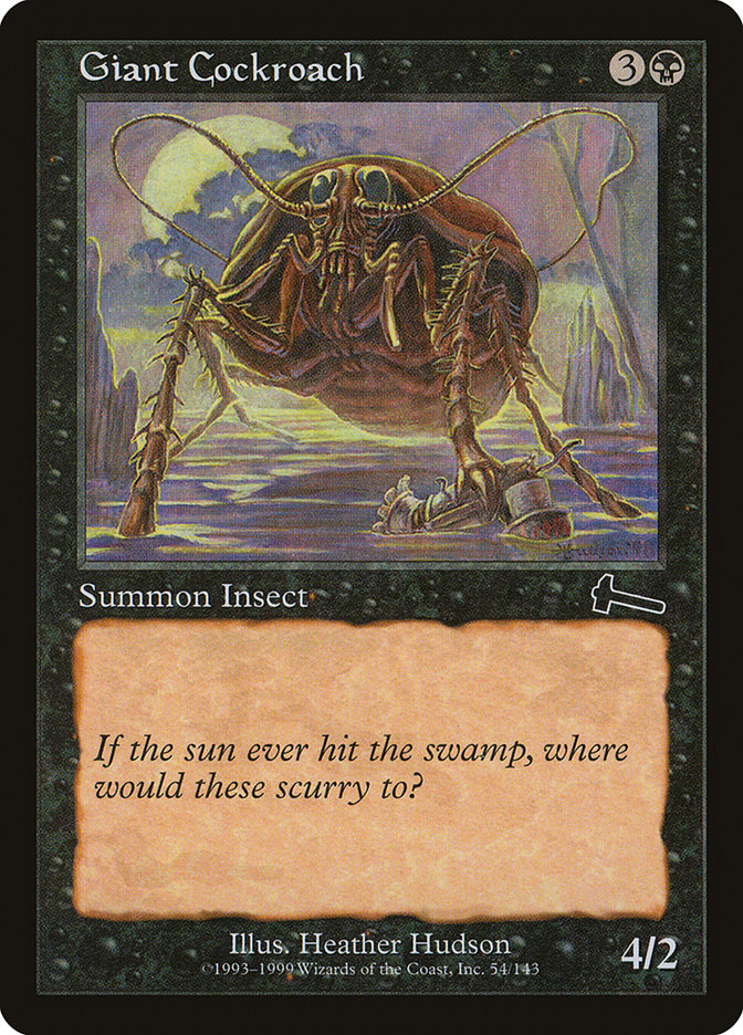 Giant Cockroach [Urza's Legacy] | The Time Vault CA