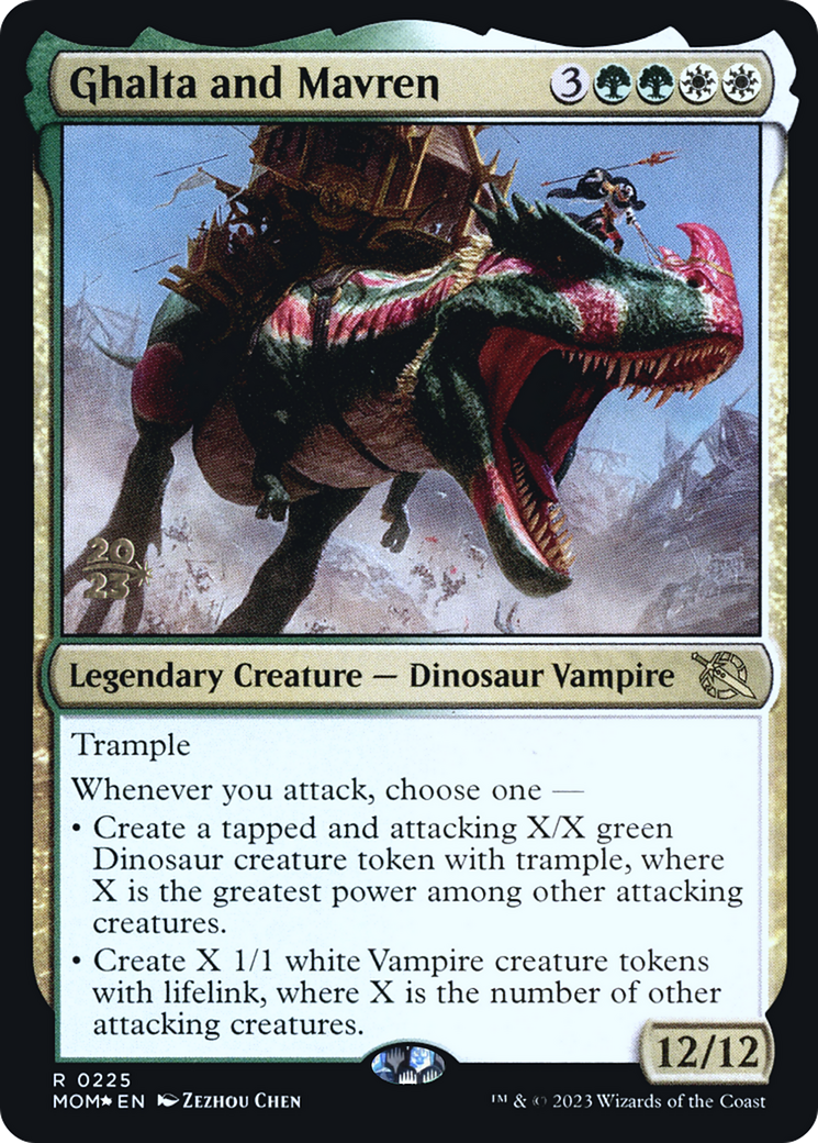 Ghalta and Mavren [March of the Machine Prerelease Promos] | The Time Vault CA