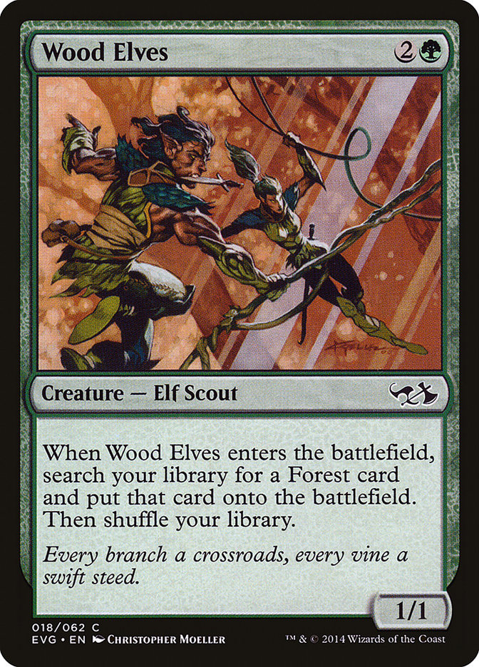 Wood Elves (Elves vs. Goblins) [Duel Decks Anthology] | The Time Vault CA