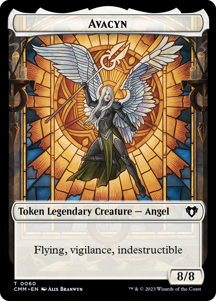 Copy (54) // Avacyn Double-Sided Token [Commander Masters Tokens] | The Time Vault CA