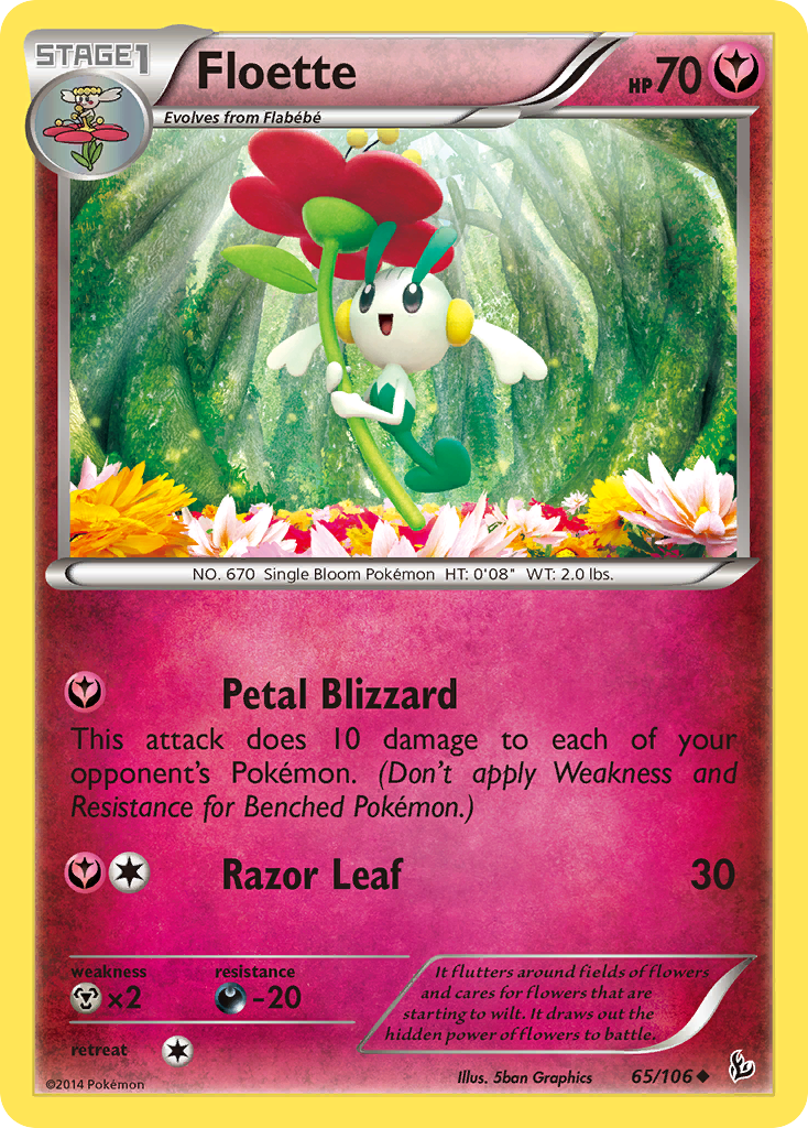 Floette (65/106) [XY: Flashfire] | The Time Vault CA