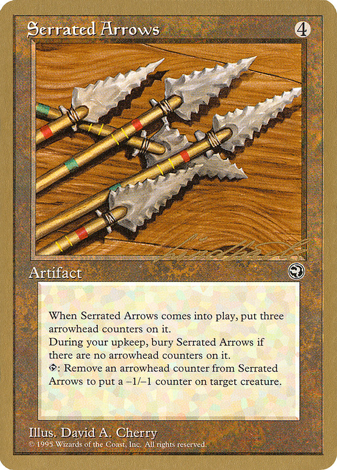 Serrated Arrows (Leon Lindback) [Pro Tour Collector Set] | The Time Vault CA