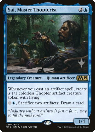 Sai, Master Thopterist [Core Set 2019 Promos] | The Time Vault CA