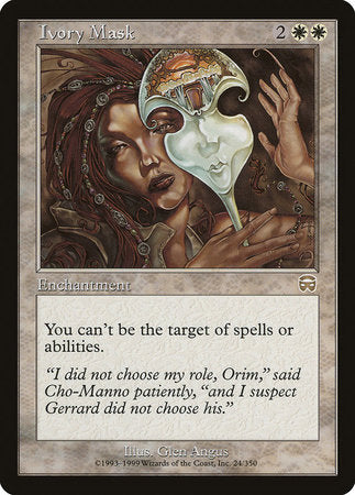 Ivory Mask [Mercadian Masques] | The Time Vault CA