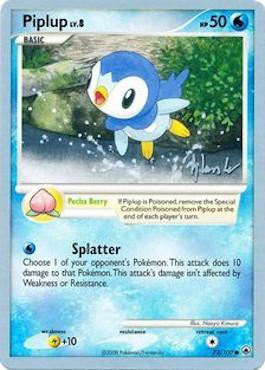 Piplup LV.8 (72/100) (Empotech - Dylan Lefavour) [World Championships 2008] | The Time Vault CA