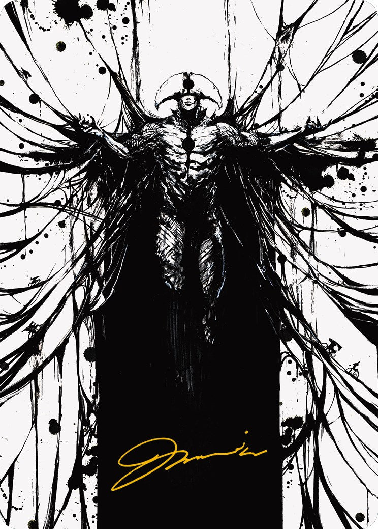 Sinew Dancer Art Card (Gold-Stamped Signature) [Phyrexia: All Will Be One Art Series] | The Time Vault CA