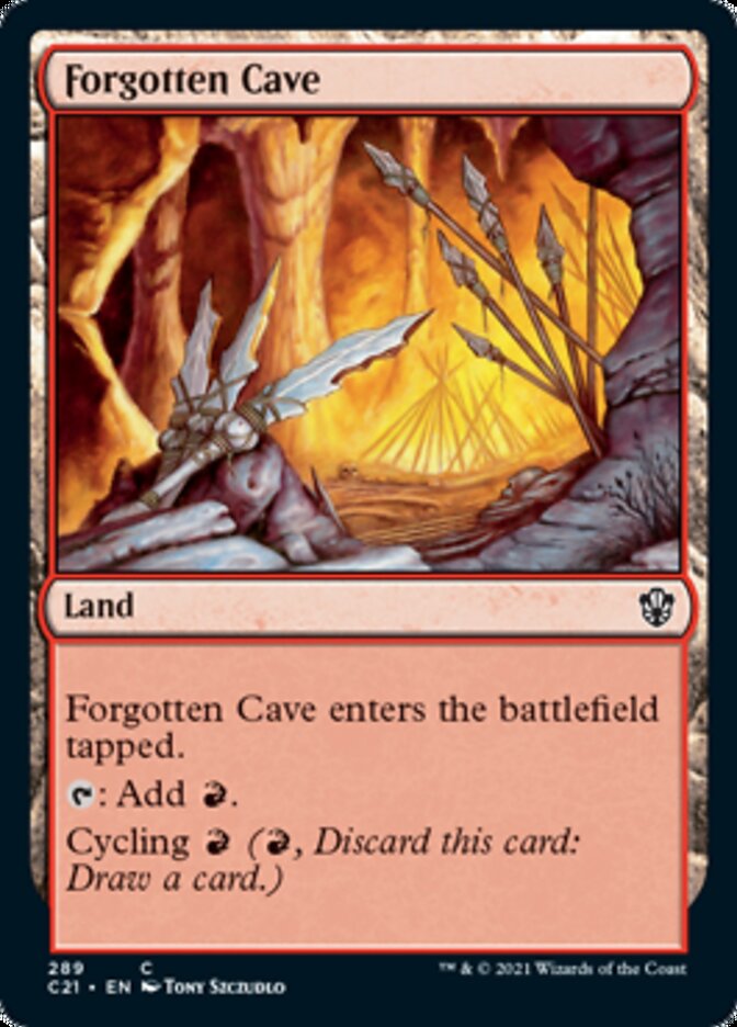 Forgotten Cave [Commander 2021] | The Time Vault CA