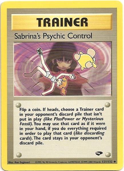 Sabrina's Psychic Control (121/132) [Gym Challenge Unlimited] | The Time Vault CA