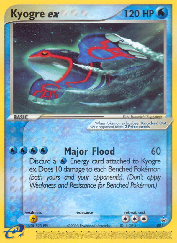 Kyogre ex (001) [Nintendo: Black Star Promos] | The Time Vault CA