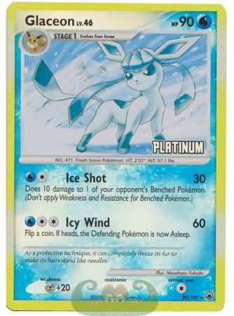 Glaceon (20/100) [Burger King Promos: 2009 Collection] | The Time Vault CA