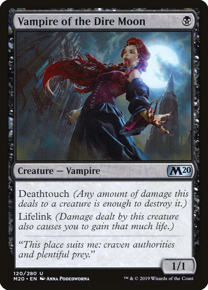 Vampire of the Dire Moon [Core Set 2020] | The Time Vault CA