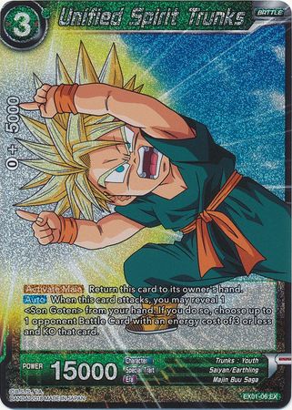 Unified Spirit Trunks (Foil) (EX01-06) [Mighty Heroes] | The Time Vault CA