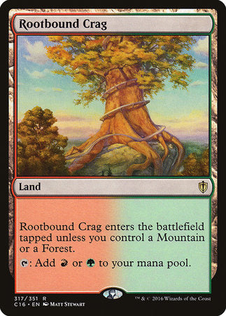 Rootbound Crag [Commander 2016] | The Time Vault CA