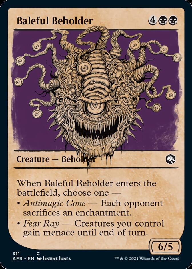 Baleful Beholder (Showcase) [Dungeons & Dragons: Adventures in the Forgotten Realms] | The Time Vault CA